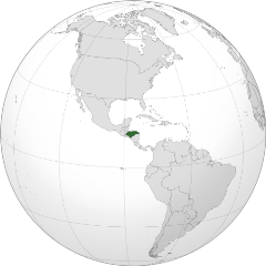 Honduras Global Location