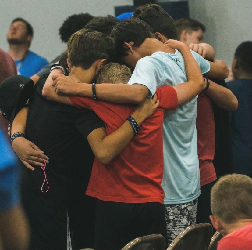 Campers Praying