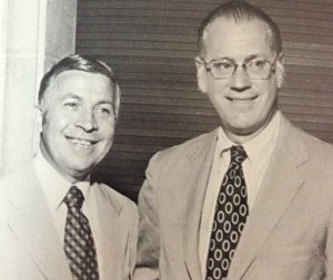 Erickson and Baseball Commissioner Bowie Kuhn.