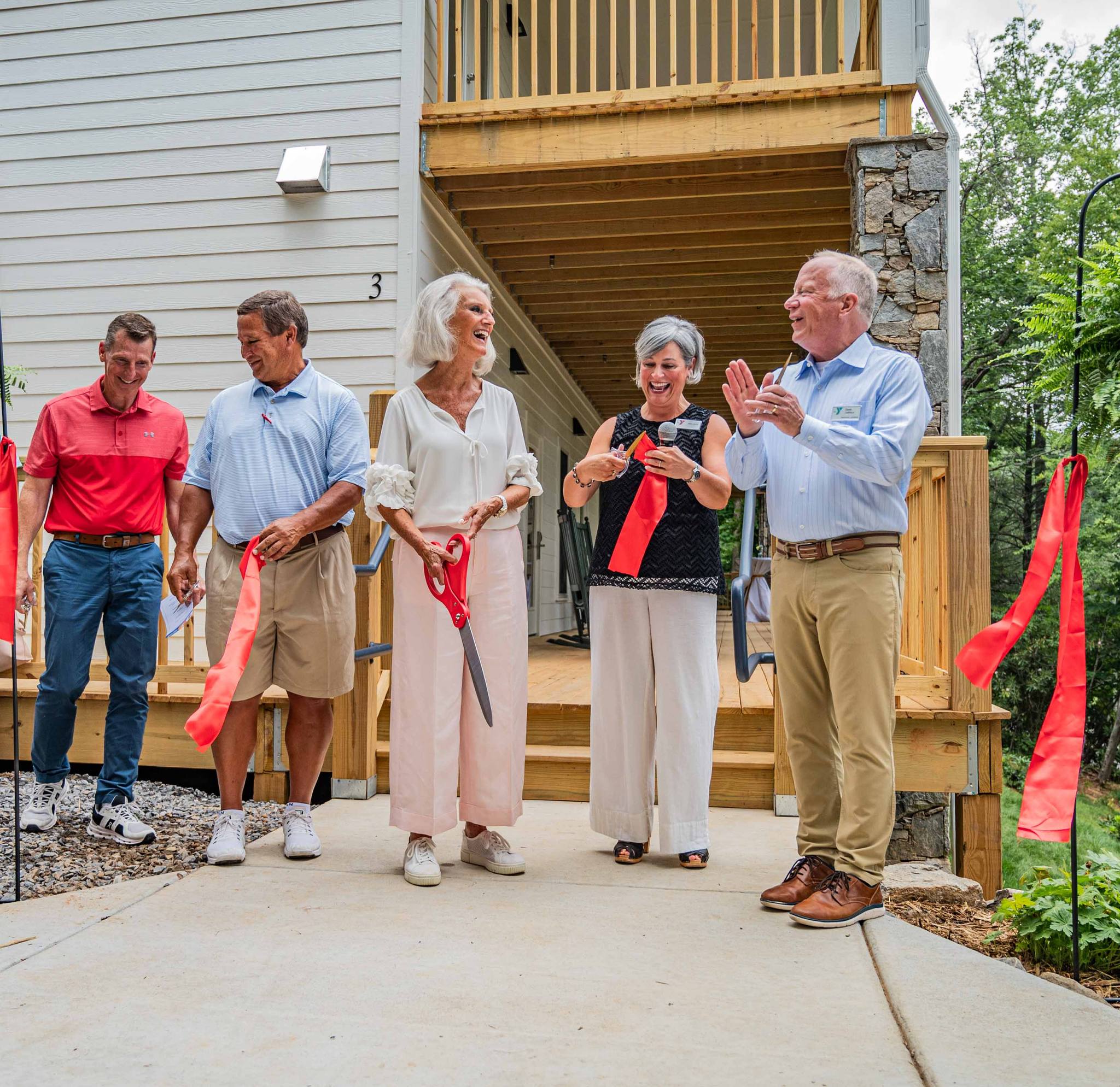 Lotz Ribbon Cutting - YMCA Blue Ridge Assembly