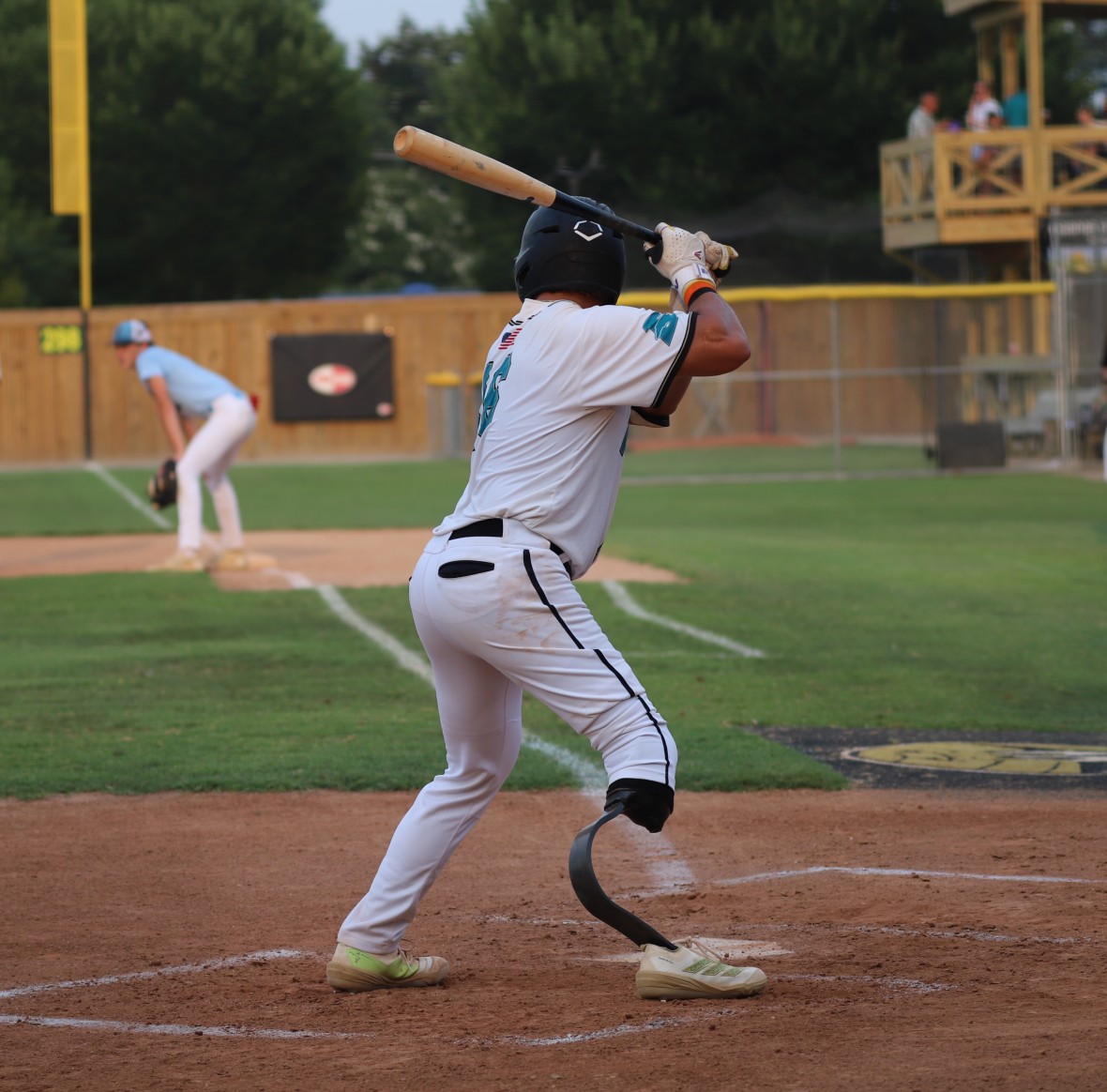 Parker Byrd batting