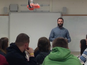 Washington Redskins safety Reed Doughty spoke to the Huddle earlier this year. 