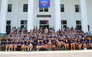 Campers and coaches have posed in front of Robert E. Lee Hall at the YMCA Blue Ridge Assembly since FCA Camp at Black Mountain, N.C., began in 1964.